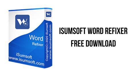 iSumsoft Word Refixer Free Download